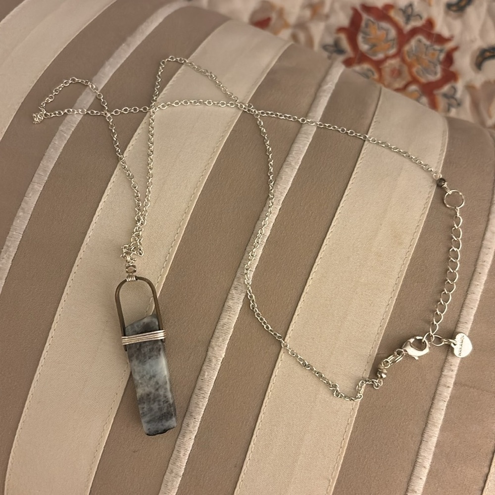 Nakamol Natural Stone & Silver Necklace - Picture 4 of 7